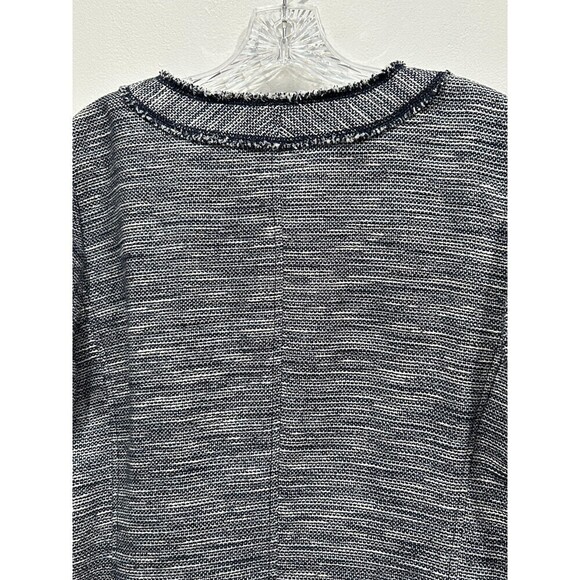 j. Jill Midnight Boucle Tweed Jacket, Large - Picture 8 of 13